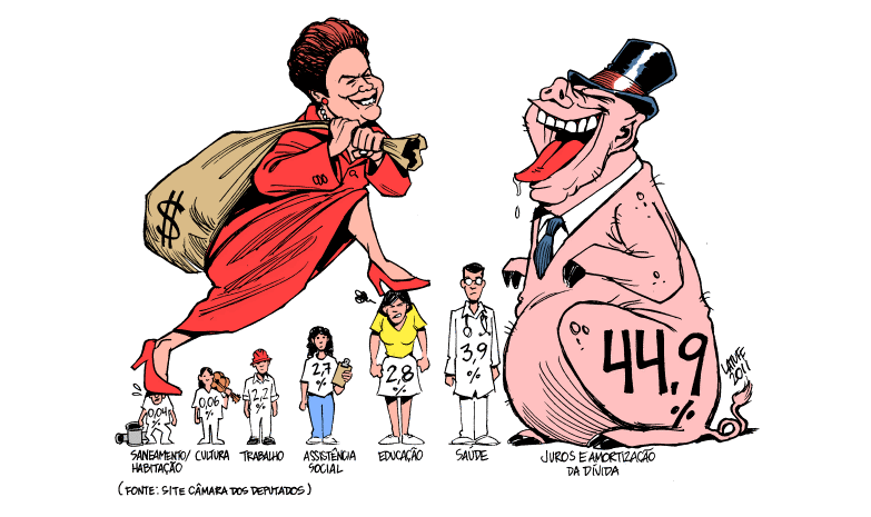 Latuff. "Prioridades do Governo"